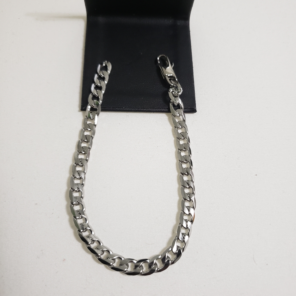 Stainless Steel 6 Mm Curb Chain Bracelet